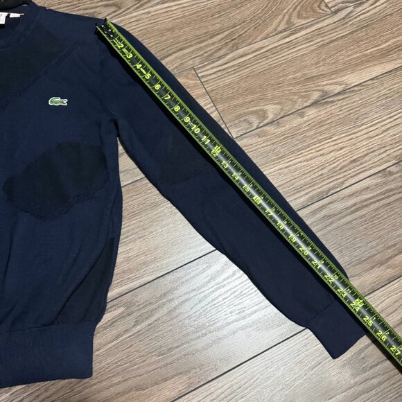 Lacoste LIVE Men’s Navy Blue Crewneck Sweater – Size XS (2) - Picture 14 of 16